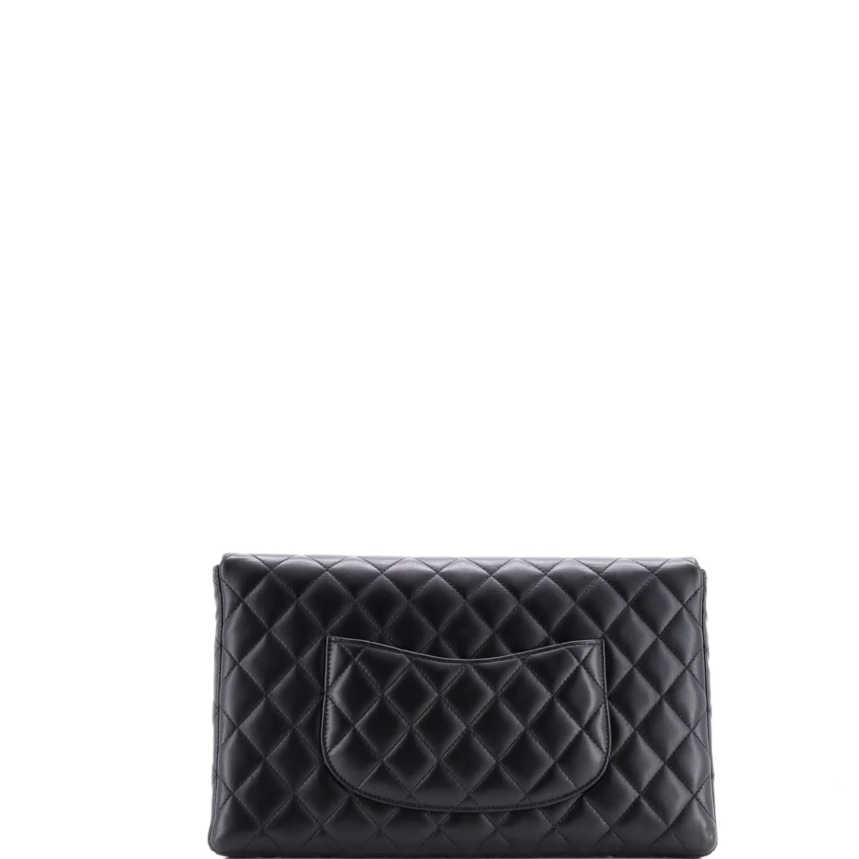 Classic Flap Clutch Quilted Lambskin - Deep Luxury