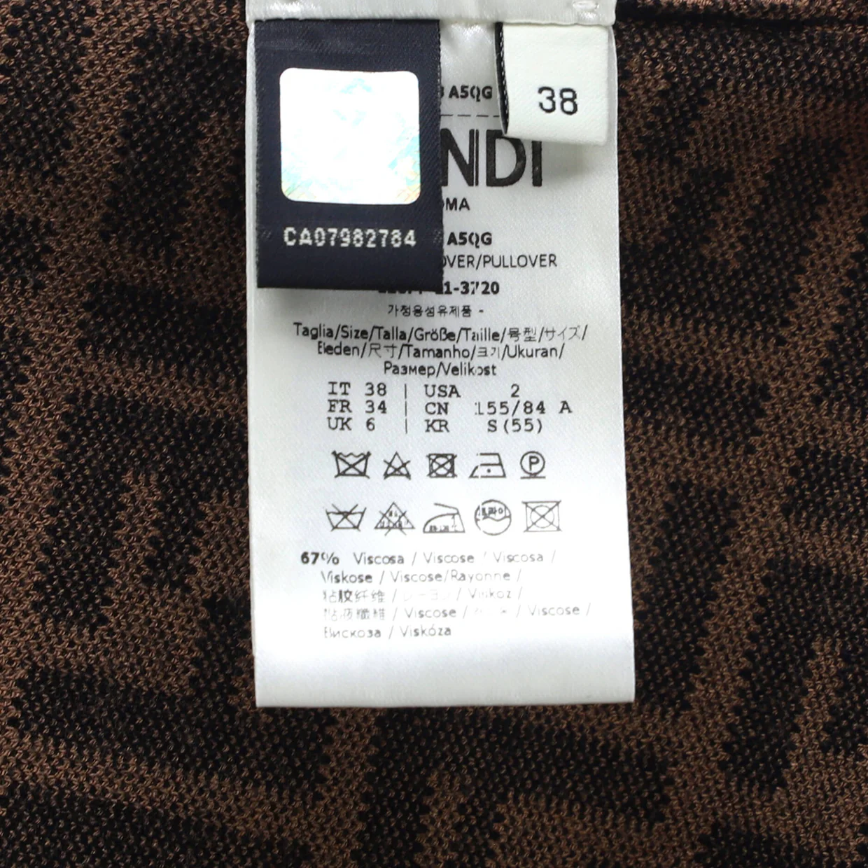 Women's Long Sleeve Crewneck Sweater Zucca Viscose Blend - Deep Luxury