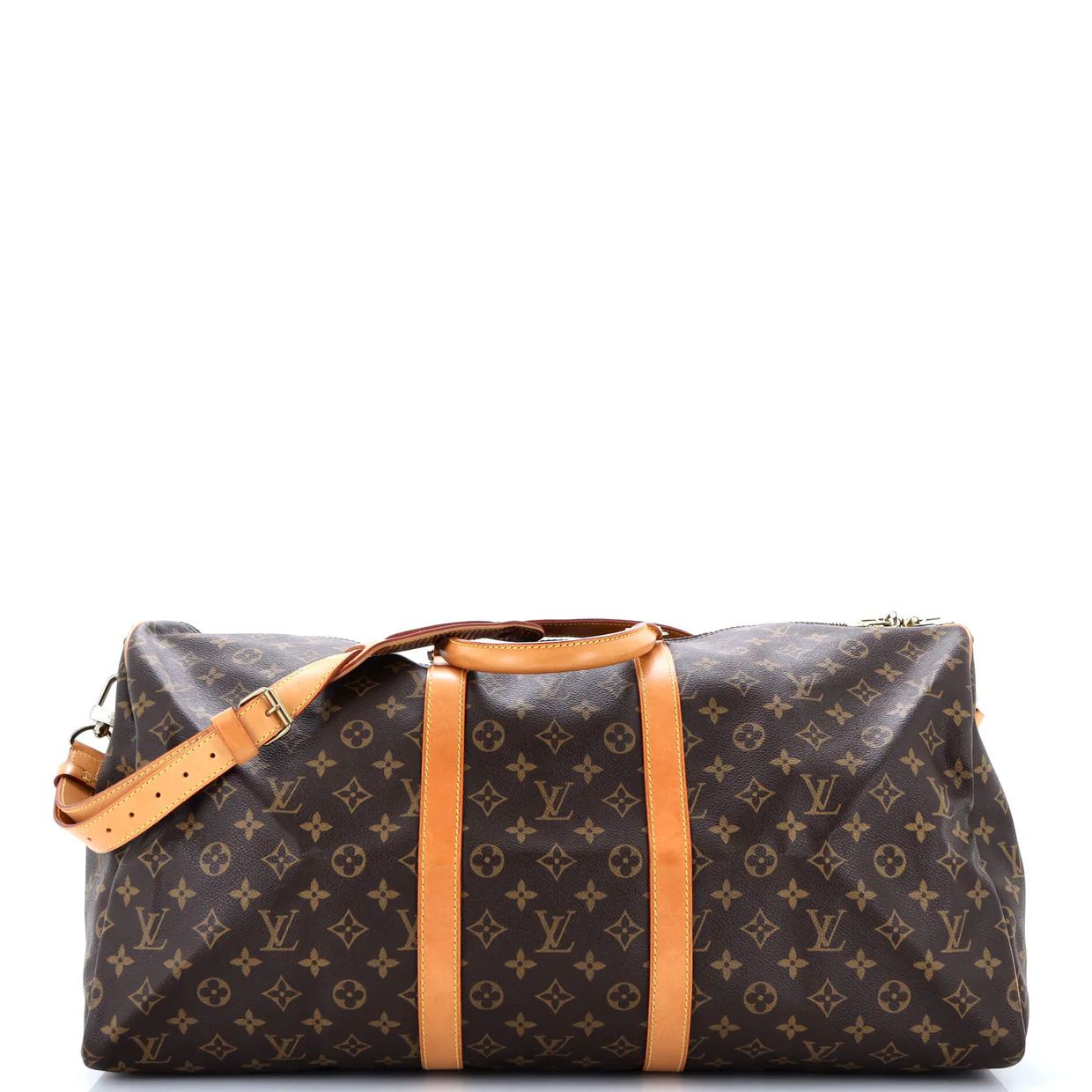 Keepall Bandouliere Bag Monogram Canvas 55 - Deep Luxury