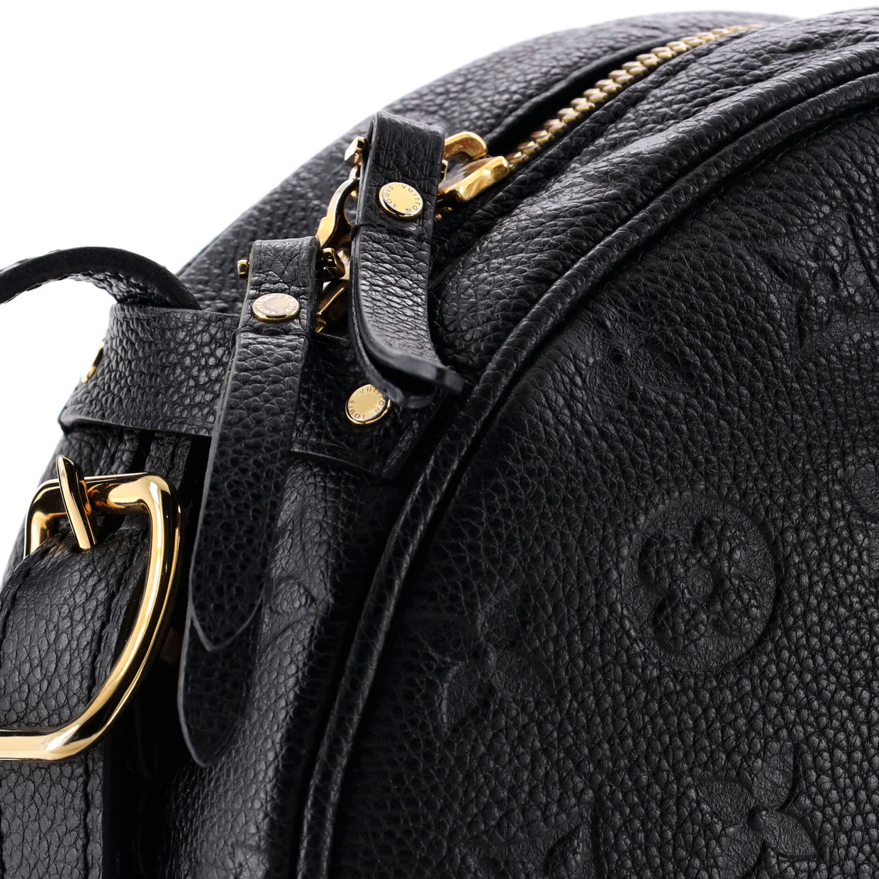 Boite Chapeau Souple Bag Monogram Empreinte Leather MM - Deep Luxury