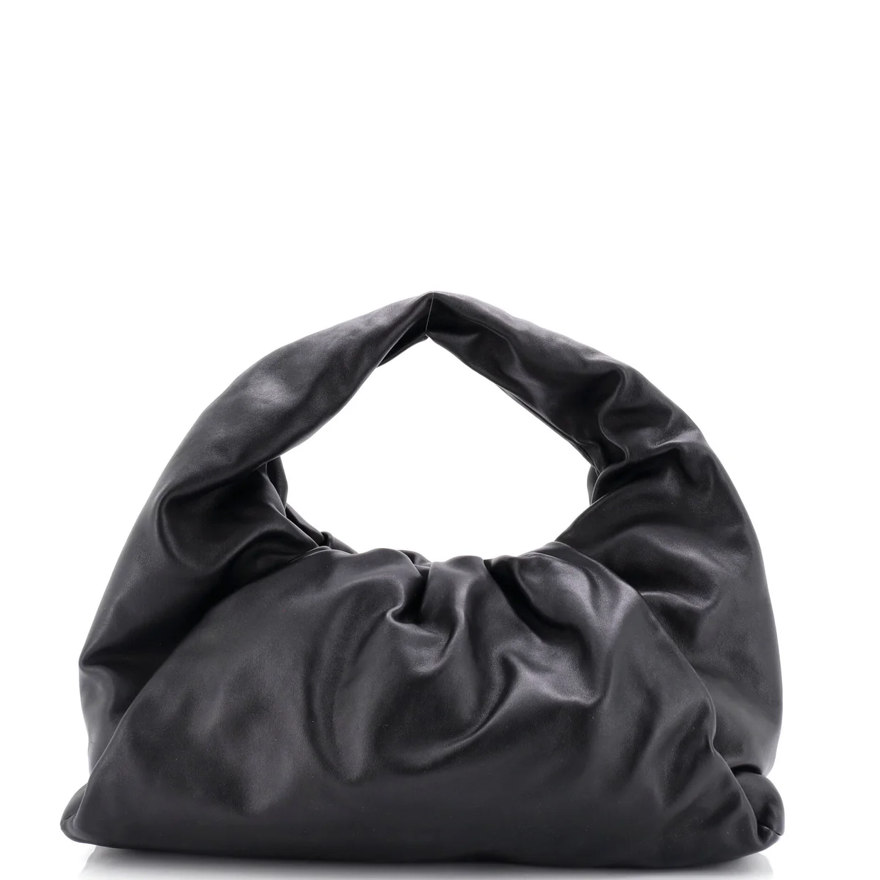 The Shoulder Pouch Leather Medium - Deep Luxury