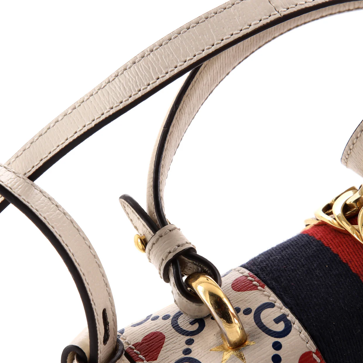 Sylvie Top Handle Bag Limited Edition Valentines GG Printed Leather Mini - Deep Luxury