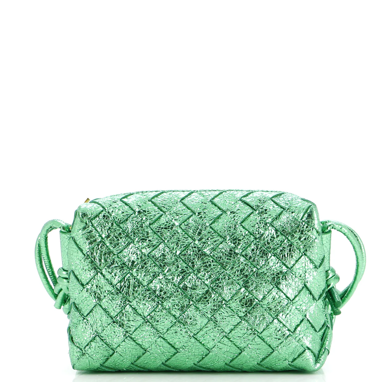 Loop Crossbody Bag Intrecciato Nappa Small - Deep Luxury