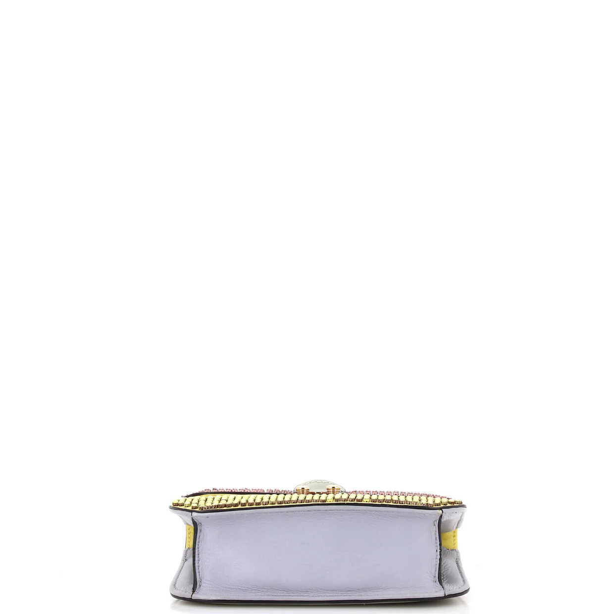 Glam Lock Shoulder Bag Embellished Leather Small - Deep Luxury