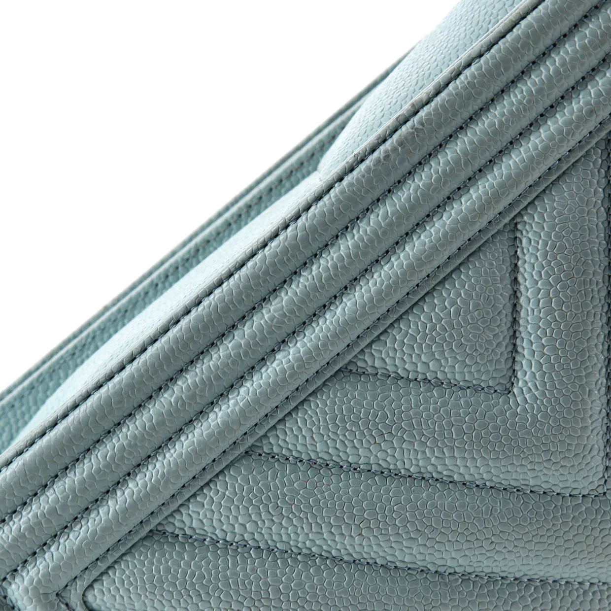 Boy Flap Bag Chevron Caviar New Medium - Deep Luxury