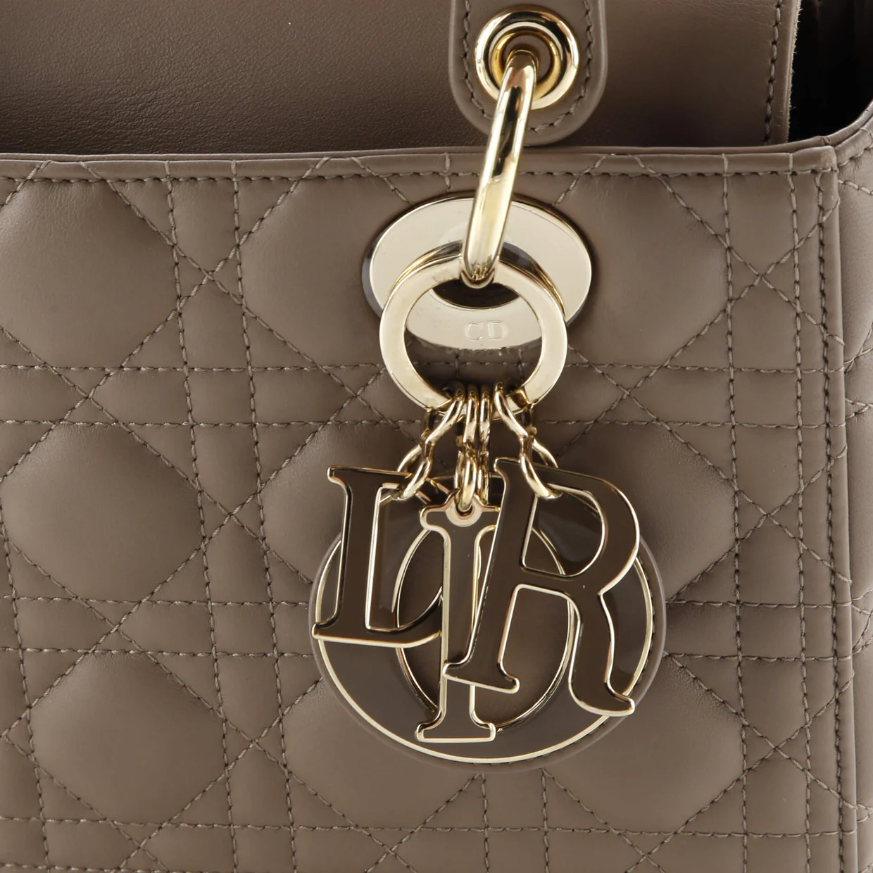 Lady Dior NM Bag Cannage Quilt Lambskin Medium - Deep Luxury