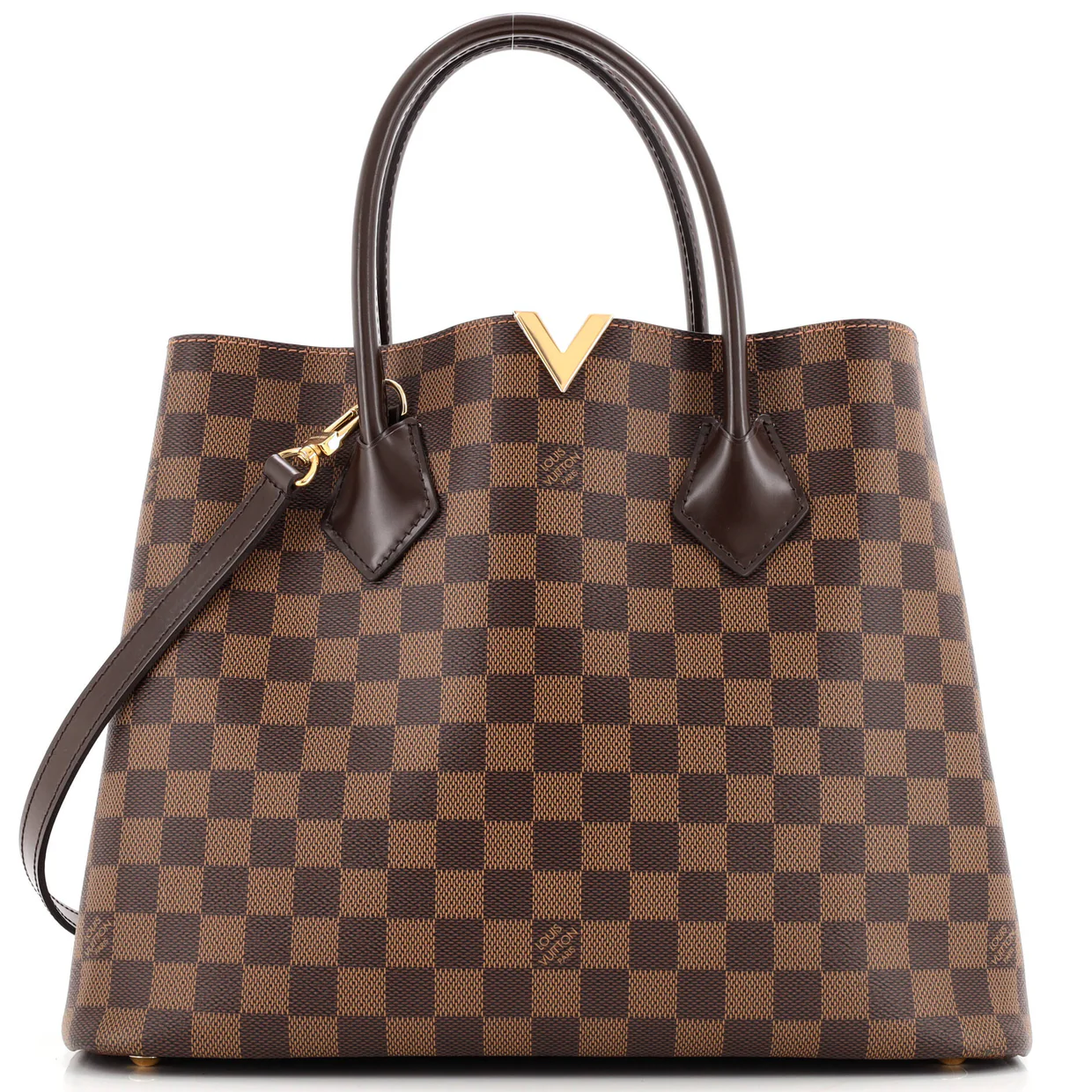 Kensington Handbag Damier - Deep Luxury