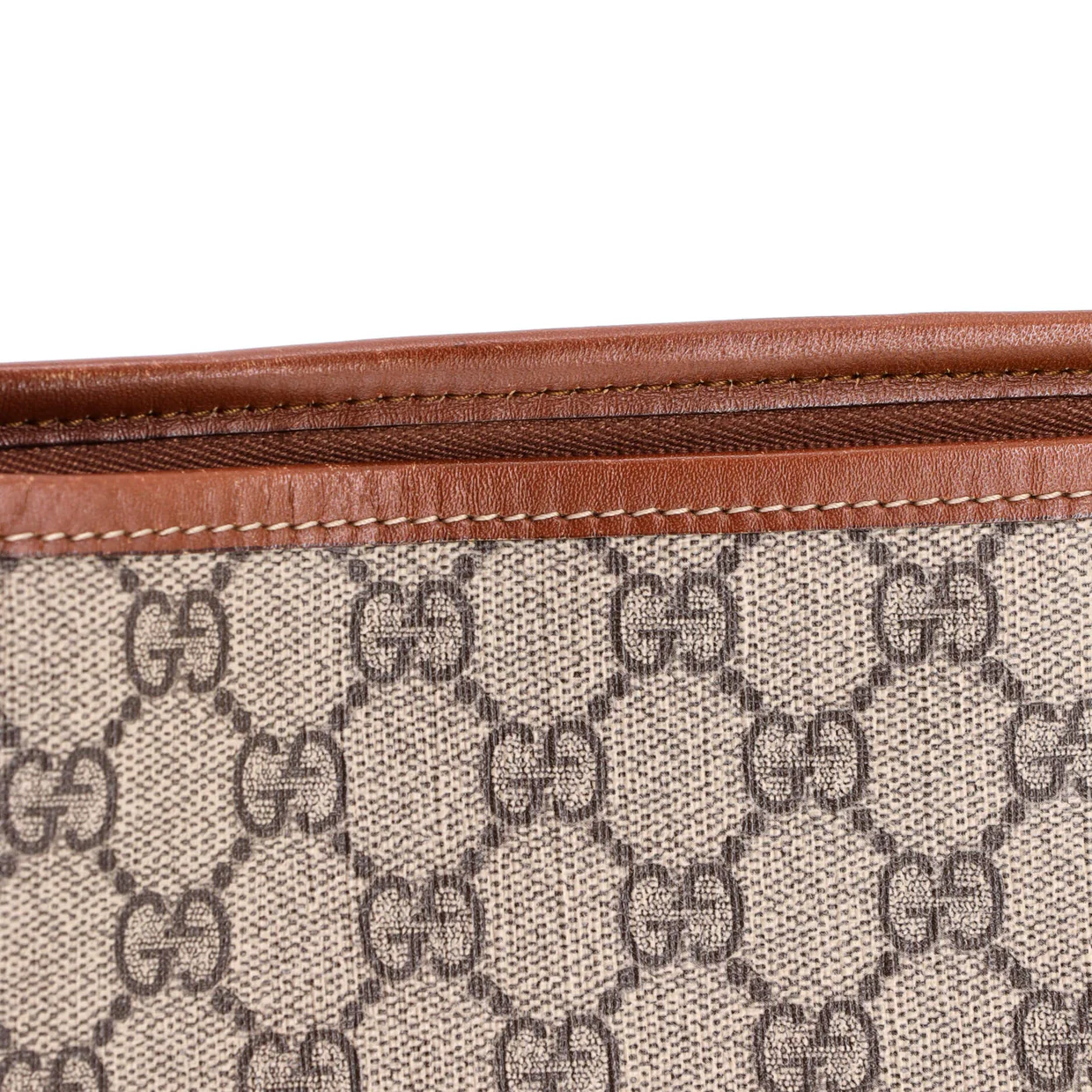 Web Loop Flat Messenger GG Coated Canvas Large - Deep Luxury