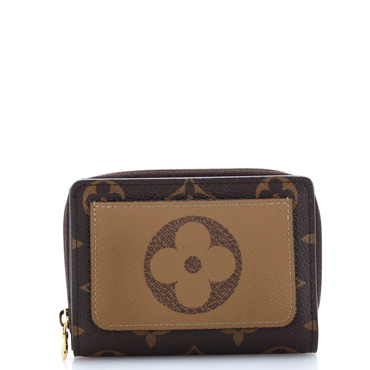 Lou Wallet Reverse Monogram Canvas - Deep Luxury