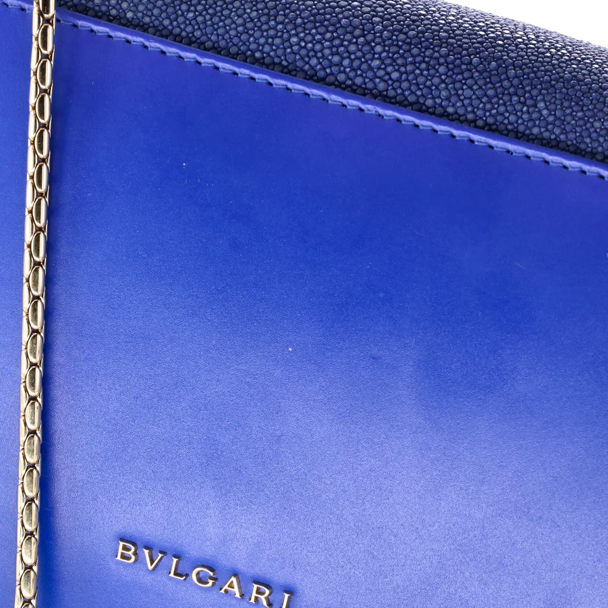 Serpenti Forever Top Handle Bag Leather and Stingray Small - Deep Luxury