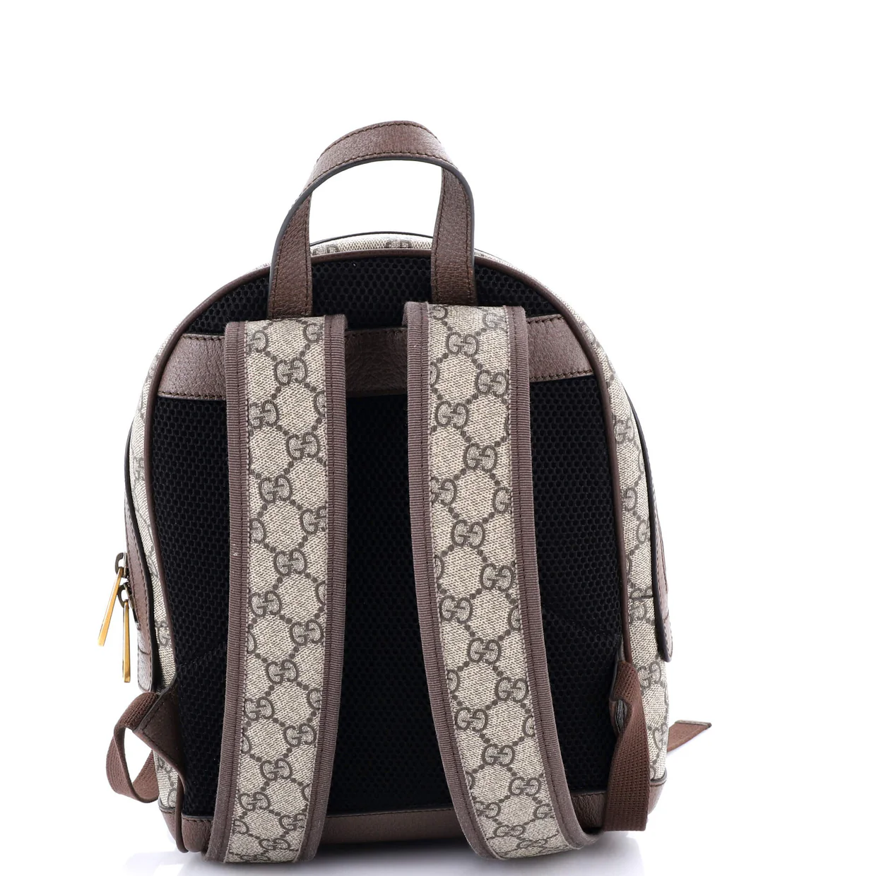 Ophidia Backpack GG Coated Canvas and Leather Small - Deep Luxury