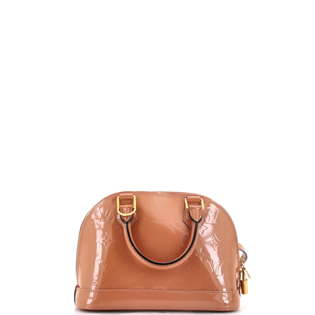 Alma Handbag Monogram Vernis BB - Deep Luxury