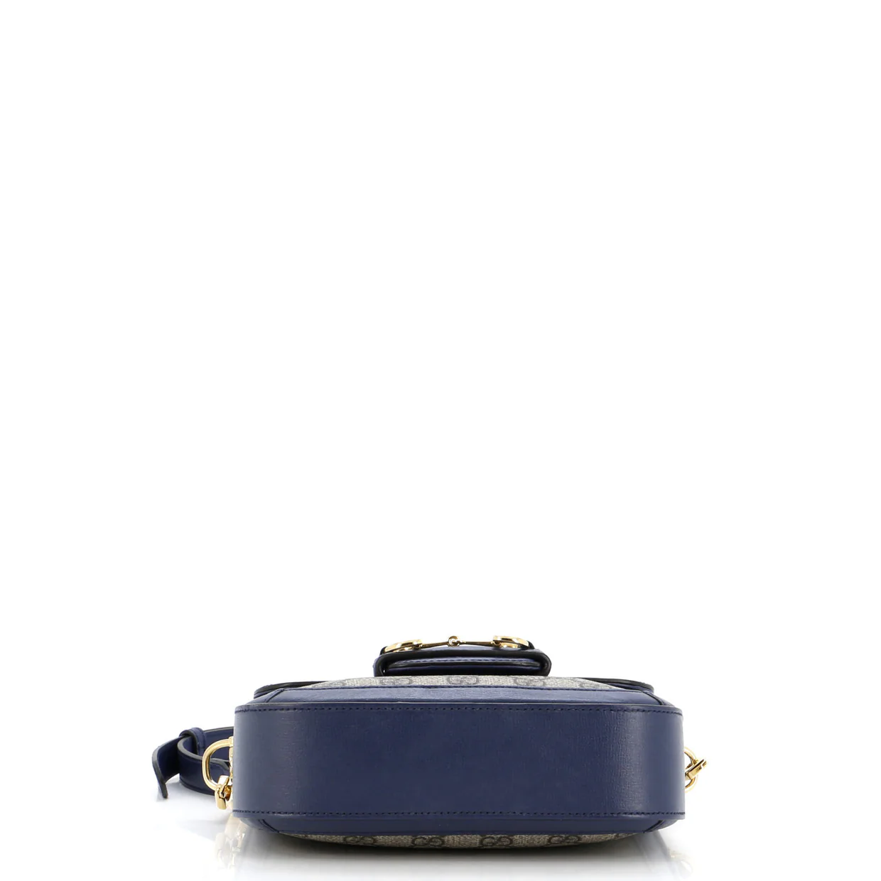 Horsebit 1955 Shoulder Bag GG Coated Canvas with Leather Mini - Deep Luxury