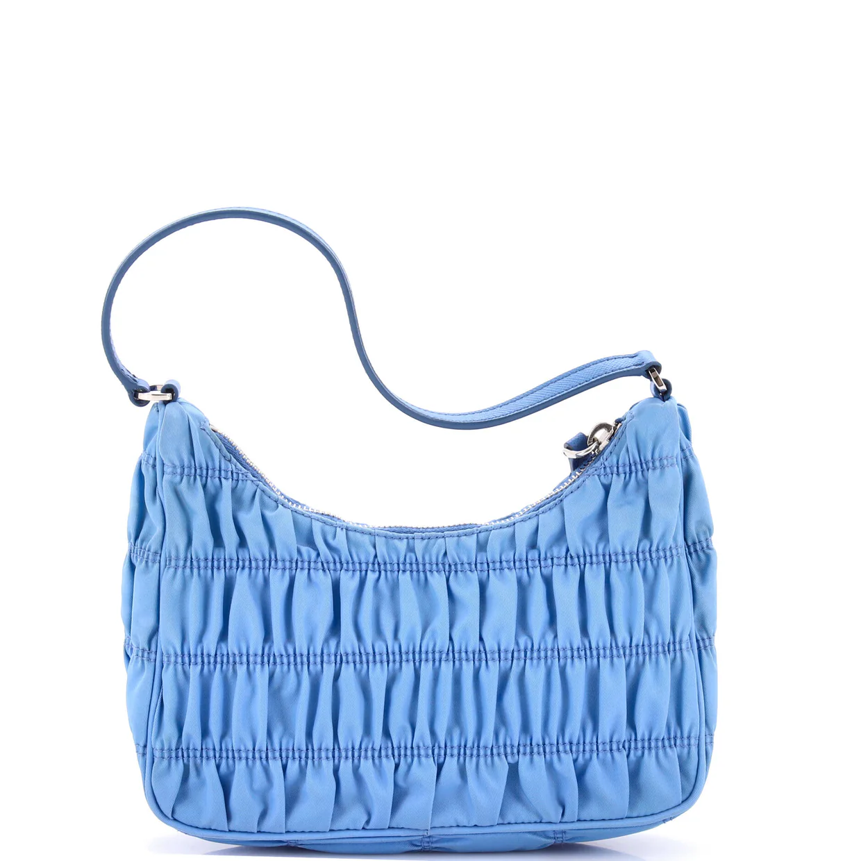 Hobo Tessuto Gaufre with Saffiano Mini - Deep Luxury