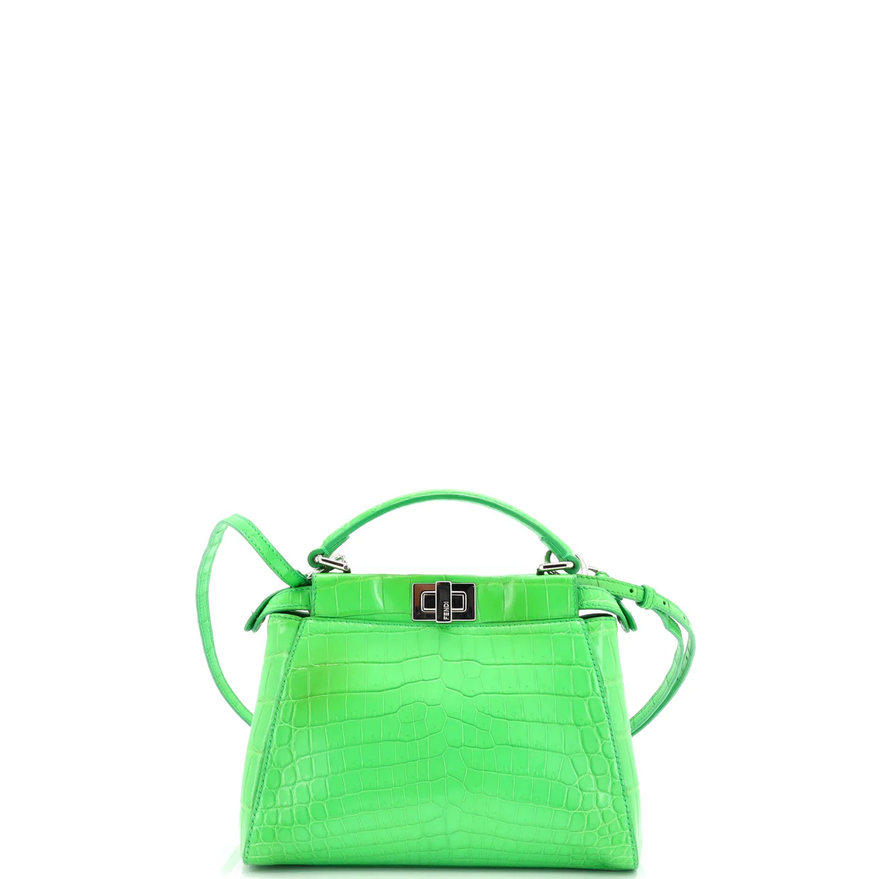 Peekaboo Bag Crocodile Mini - Deep Luxury