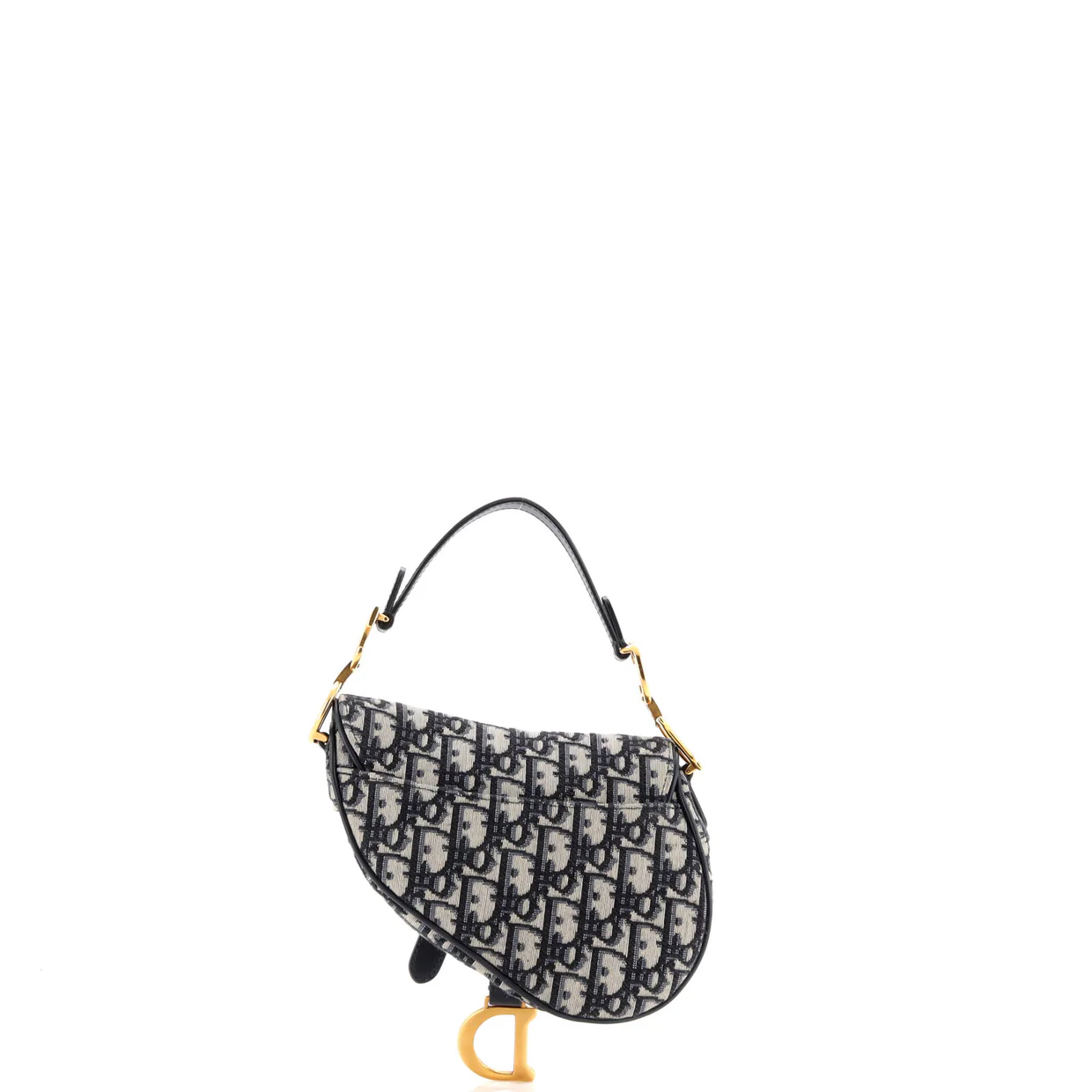 Saddle Handbag Oblique Canvas Mini - Deep Luxury