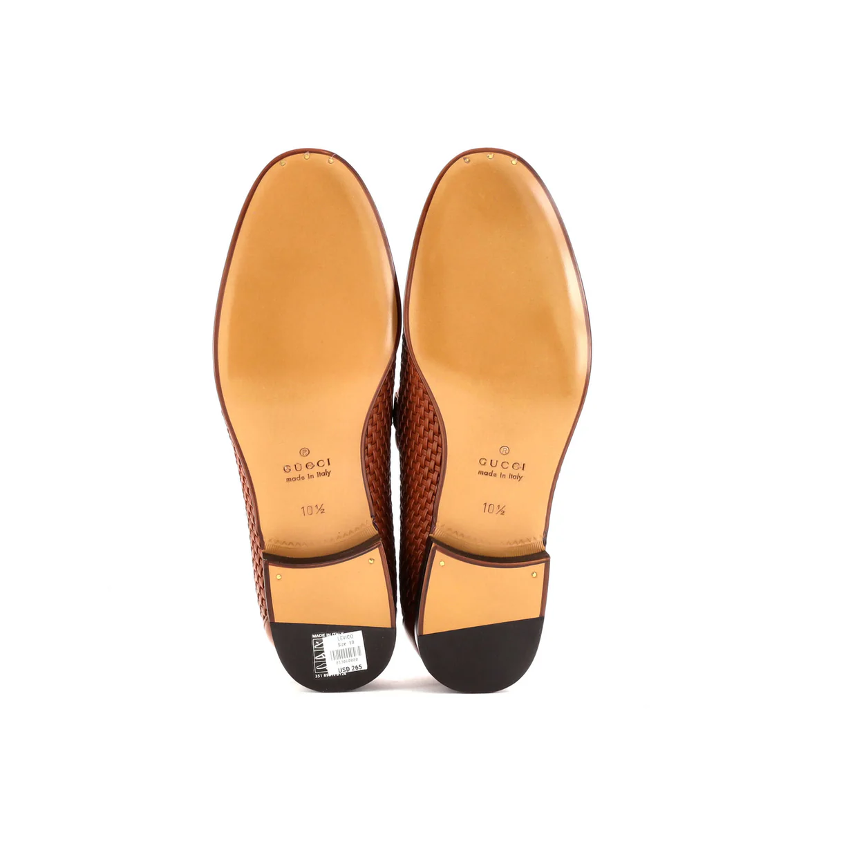Men's Horsebit Loafers Woven Leather - Deep Luxury