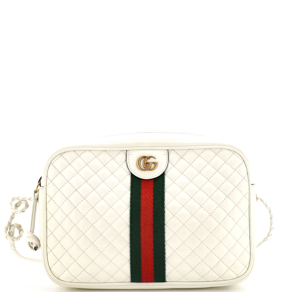 Trapuntata Camera Bag Quilted Leather Small - Deep Luxury