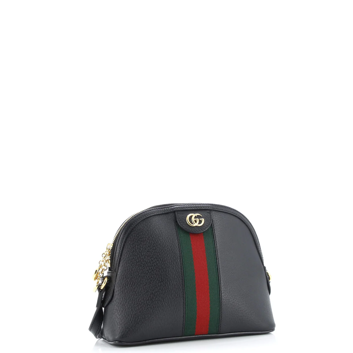 Ophidia Dome Shoulder Bag Leather Small - Deep Luxury