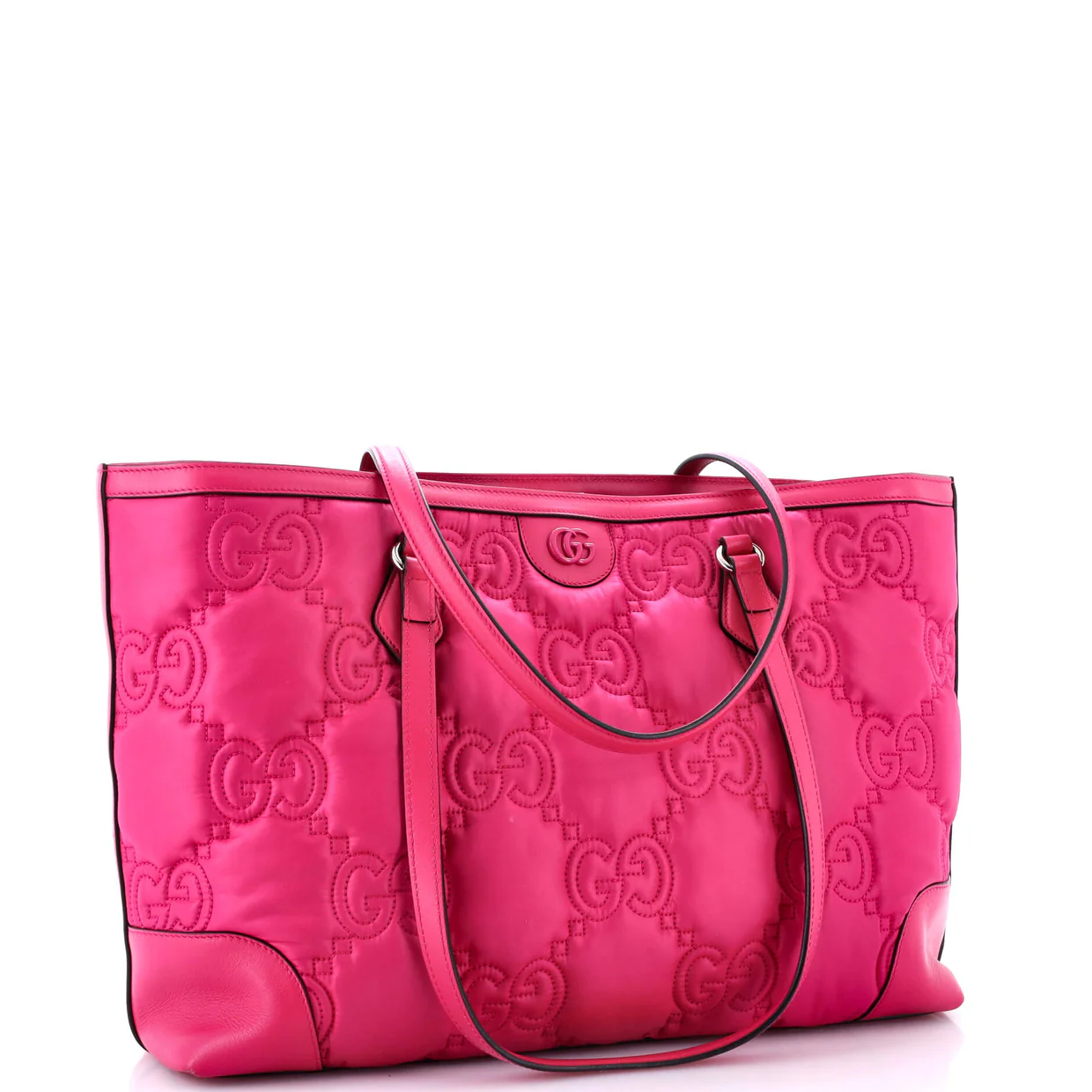 Ophidia Open Tote GG Matelasse Leather Medium - Deep Luxury