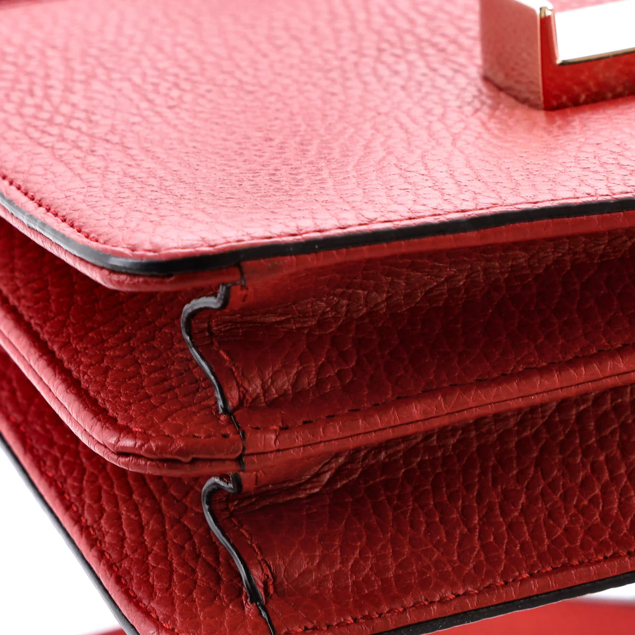 Interlocking Shoulder Bag Leather Small - Deep Luxury