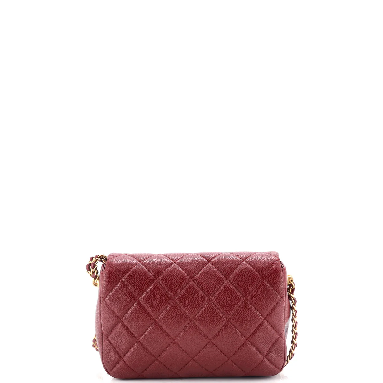 Chain Soul Flap Bag Quilted Caviar Small - Deep Luxury