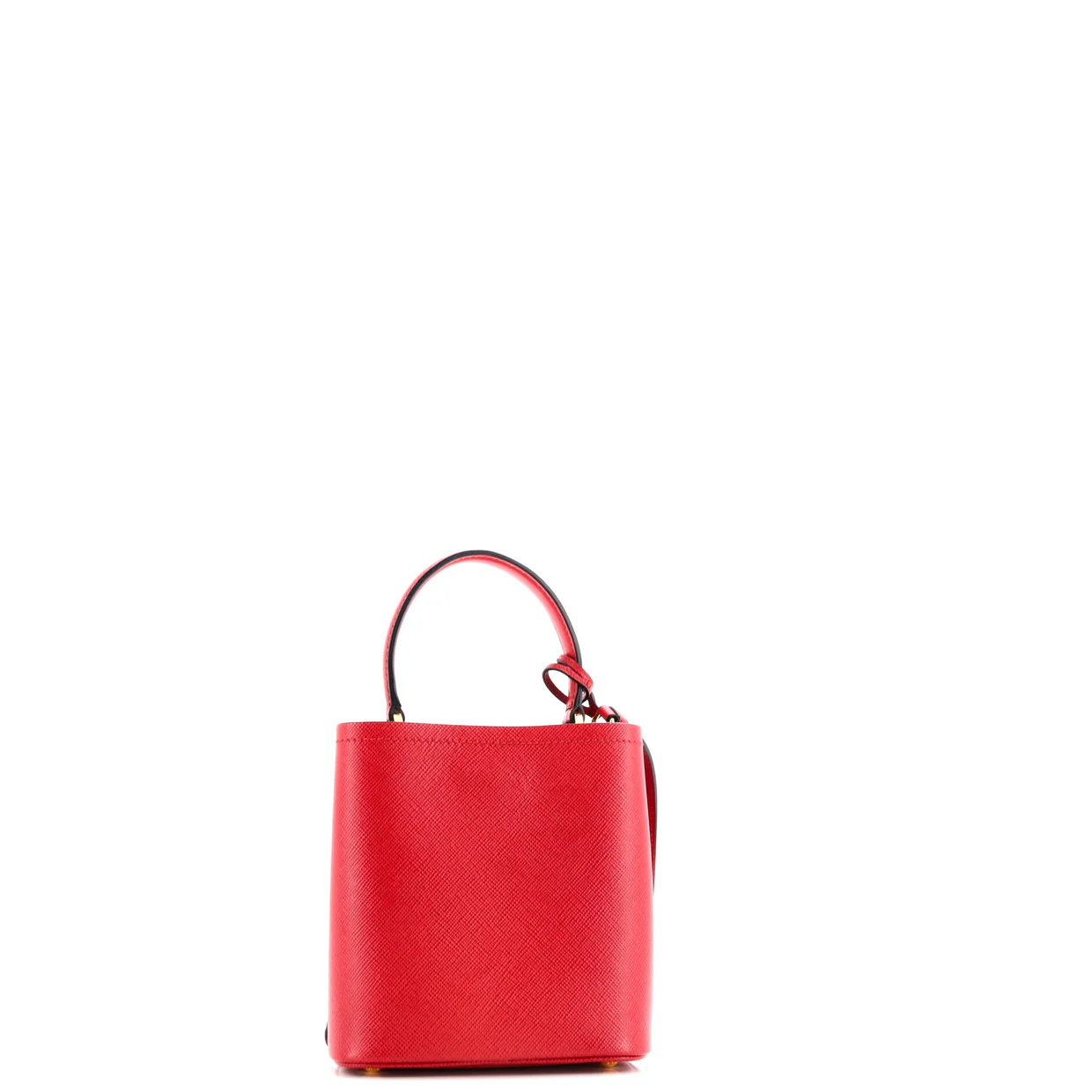 Panier Bucket Bag Saffiano Leather Small - Deep Luxury