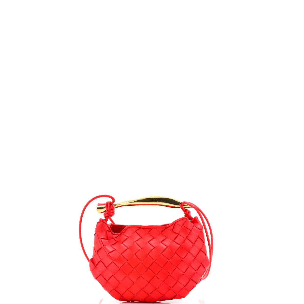 Sardine Top Handle Bag Intrecciato Nappa Mini - Deep Luxury