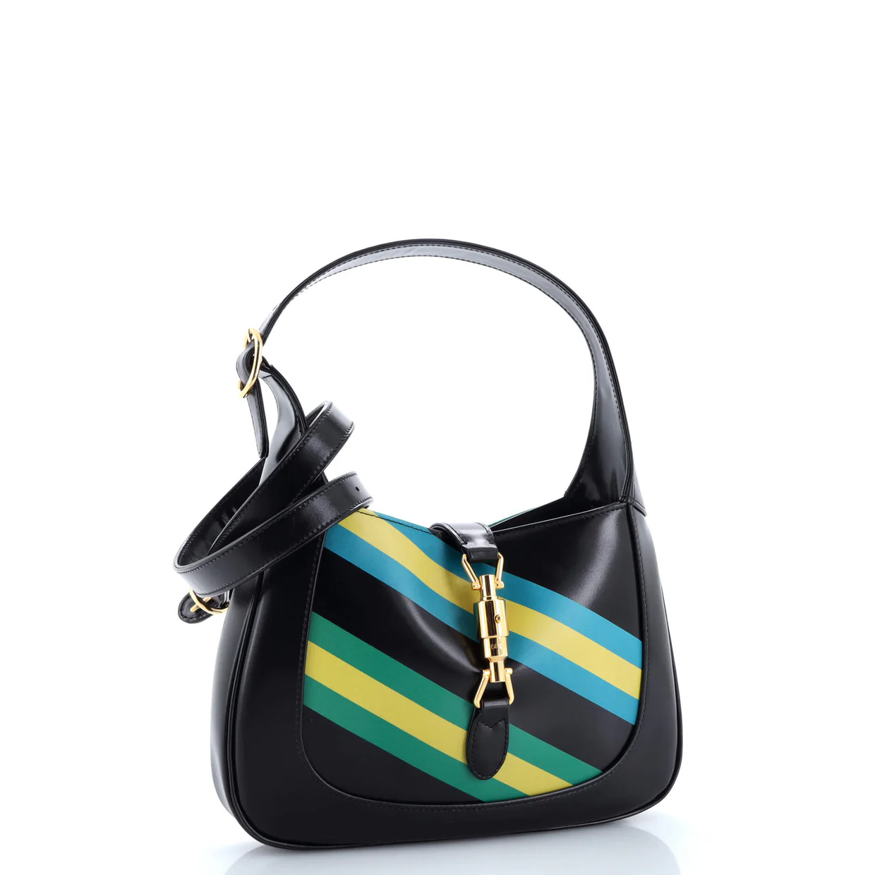 Jackie 1961 Hobo Printed Leather Small - Deep Luxury