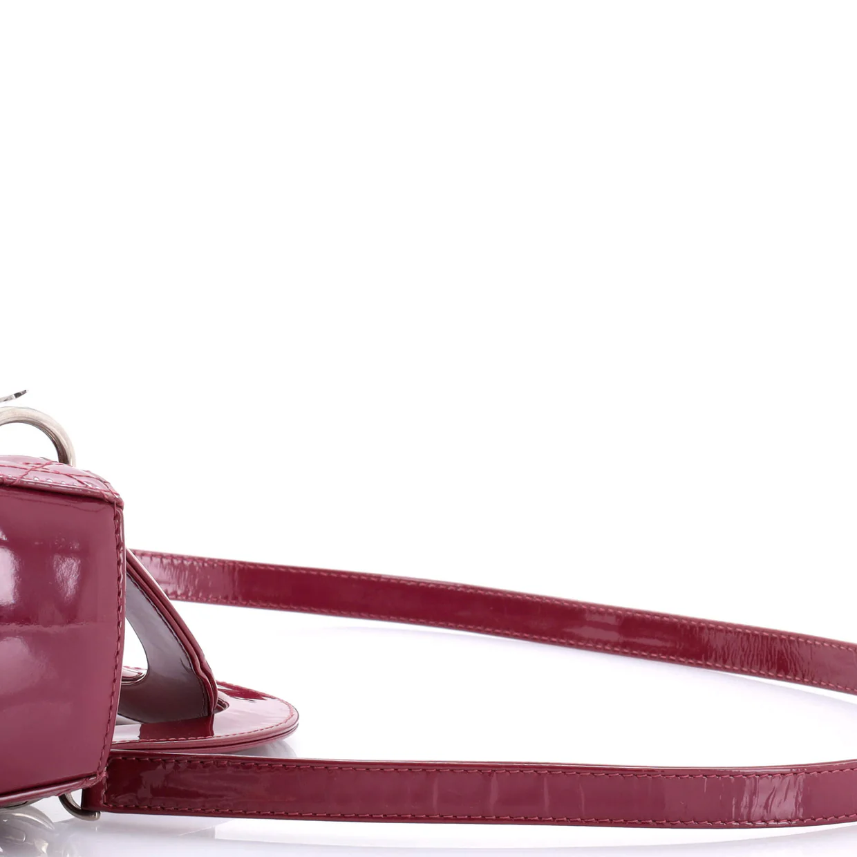 Lady Dior Bag Cannage Quilt Patent Medium - Deep Luxury