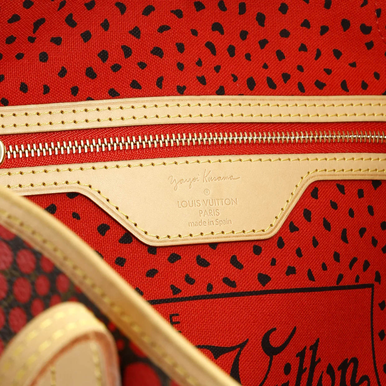 Neverfull Tote Limited Edition Kusama Waves Monogram Canvas MM - Deep Luxury