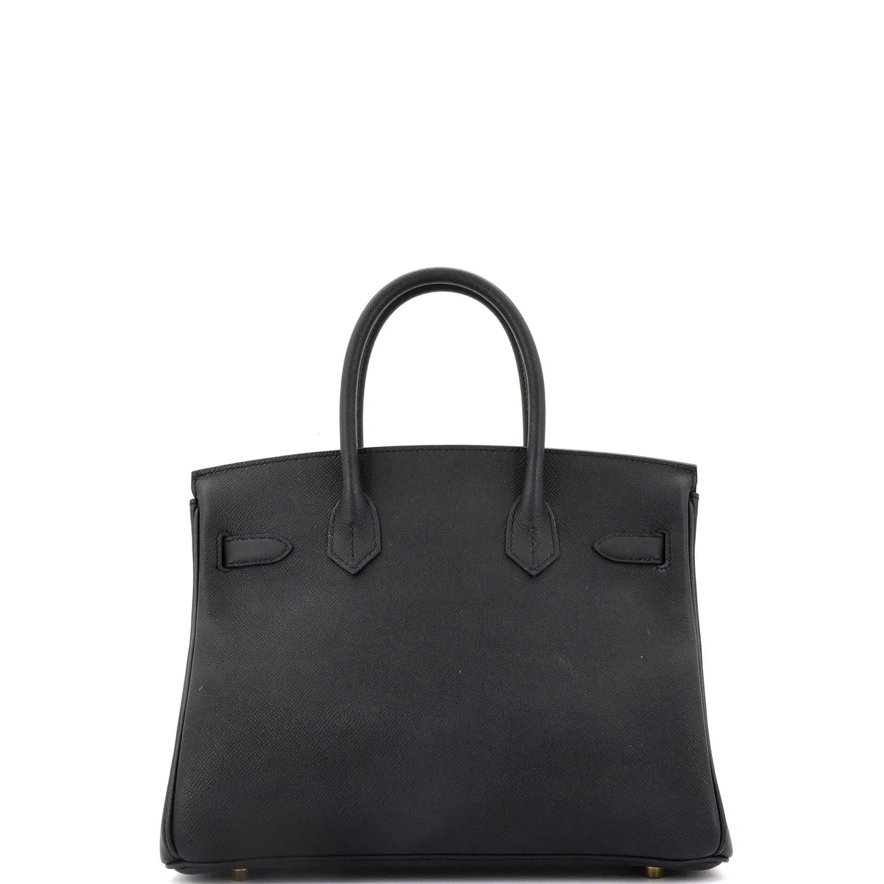 Birkin Handbag Noir Epsom with Gold Hardware 30 - Deep Luxury