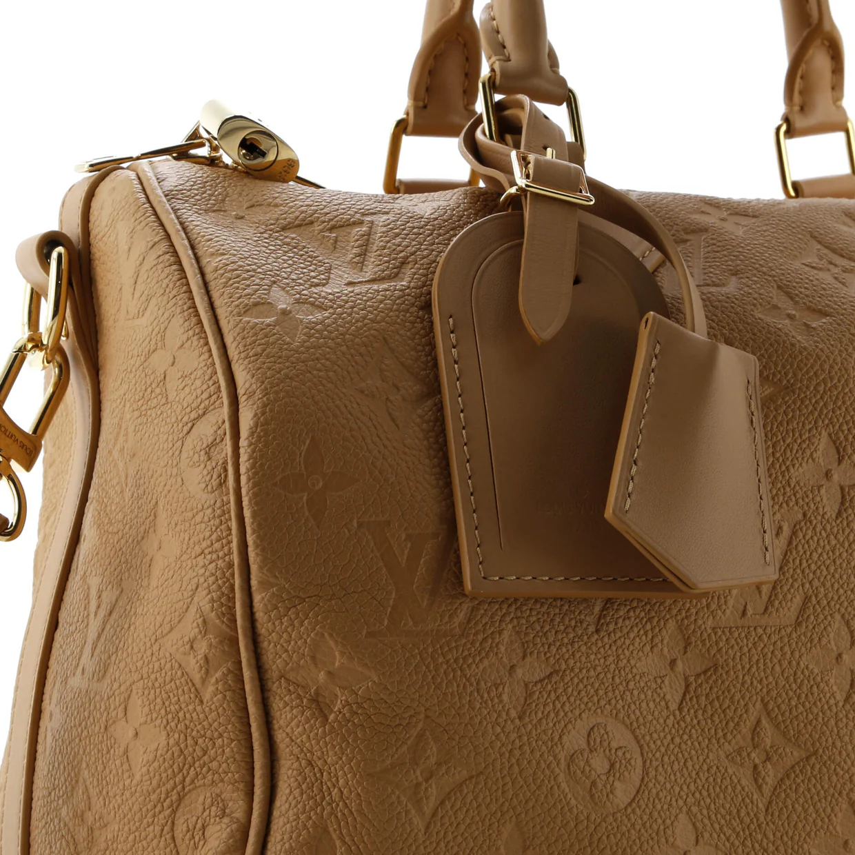 Speedy Soft Bandouliere Bag Monogram Empreinte Leather 30 - Deep Luxury