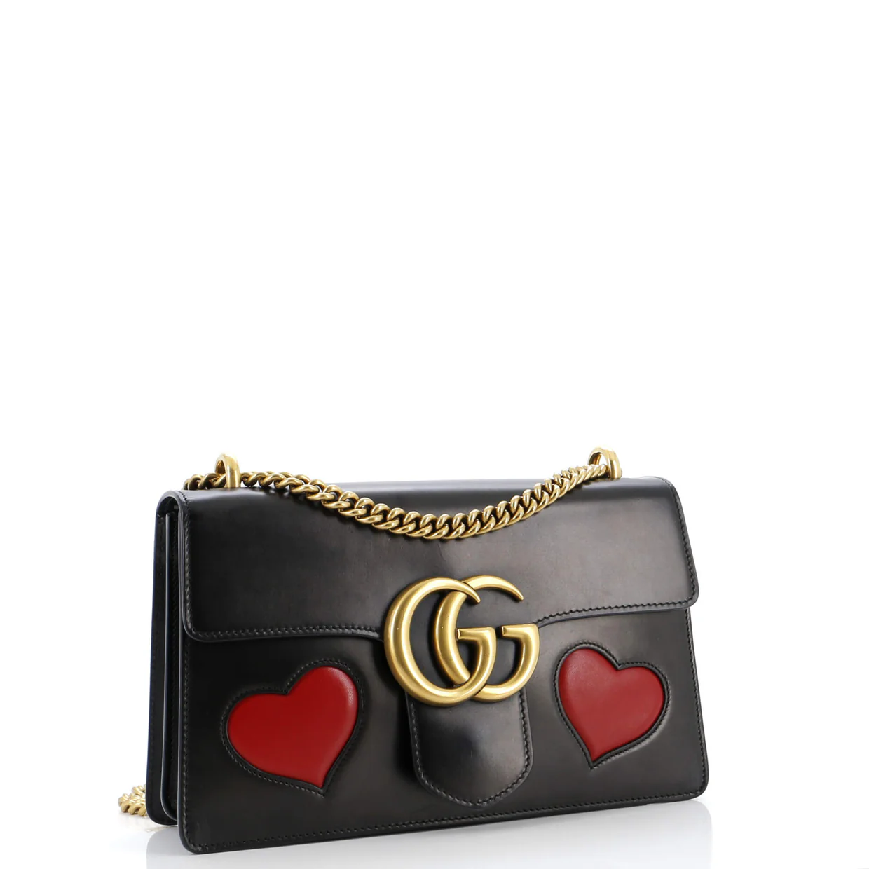 Marmont Chain Shoulder Bag Patchwork Leather Medium - Deep Luxury