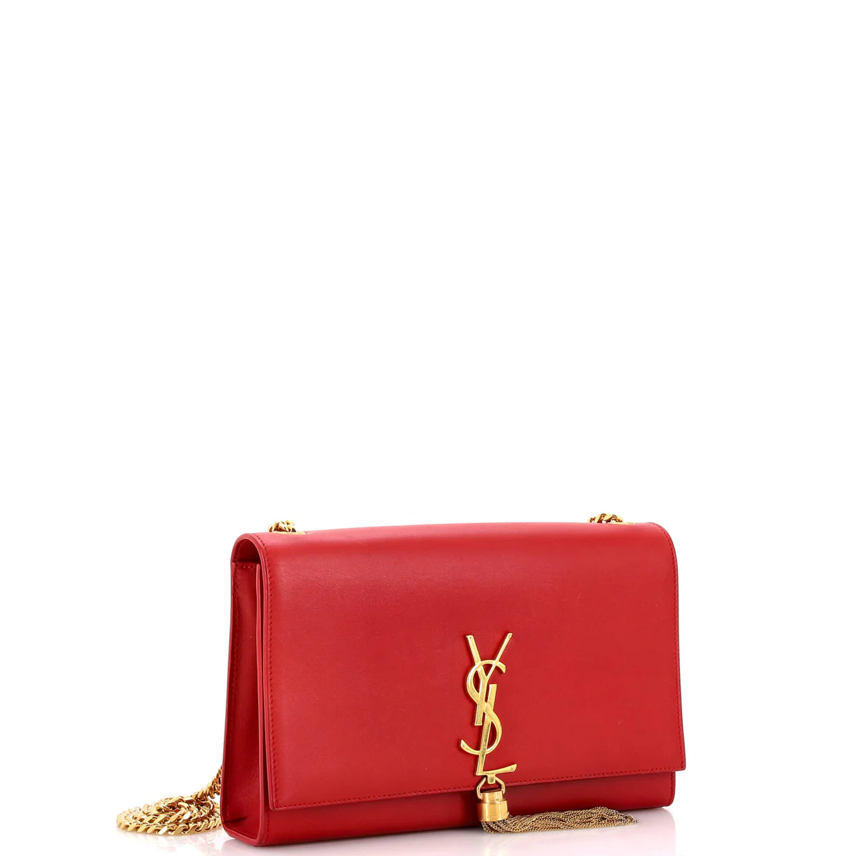 Classic Monogram Tassel Crossbody Bag Leather Medium - Deep Luxury