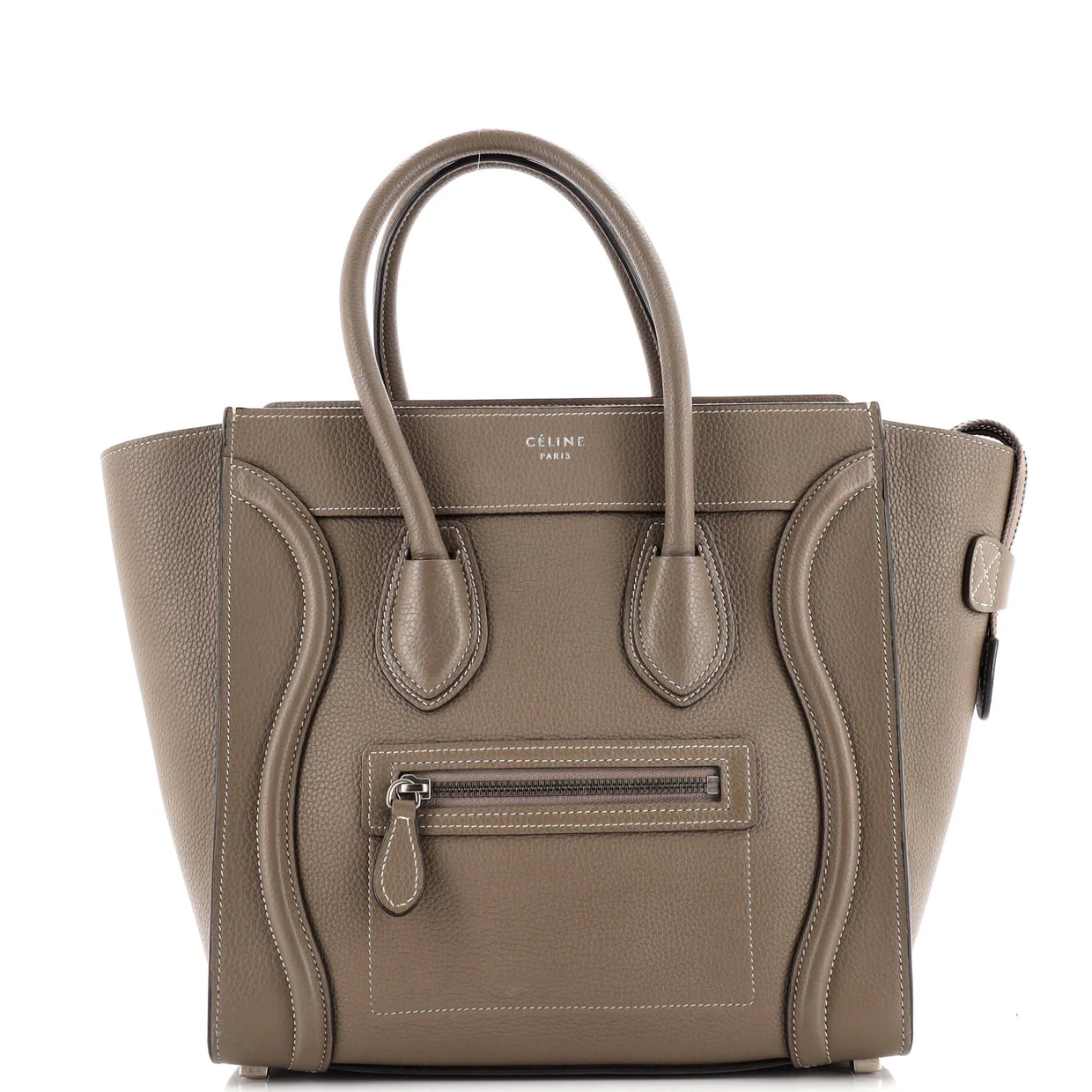 Luggage Bag Grainy Leather Micro - Deep Luxury
