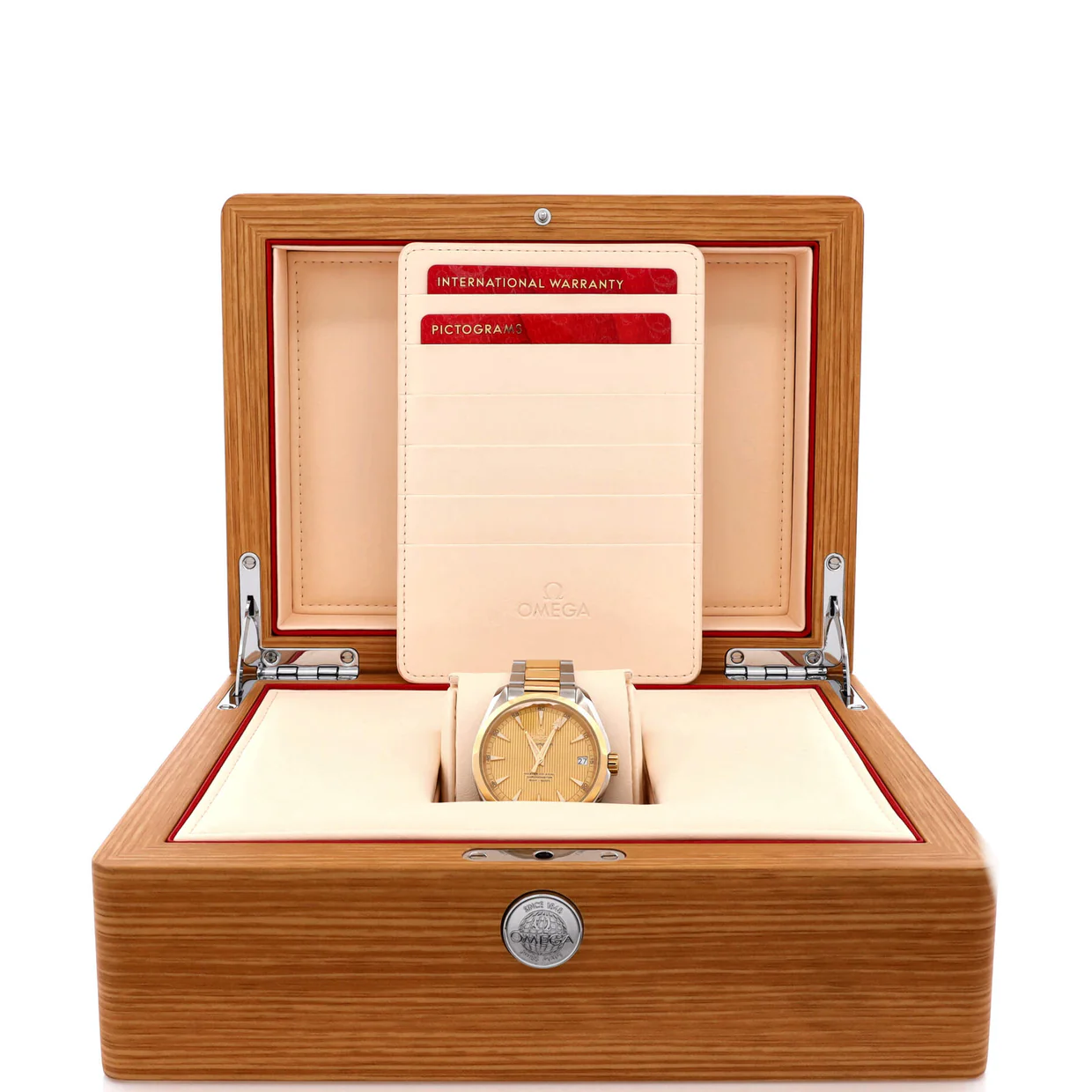 Seamaster Aqua Terra 150M Co-Axial Master Chronometer Automatic Watch Stainless Steel and Yellow Gold 38 - Deep Luxury