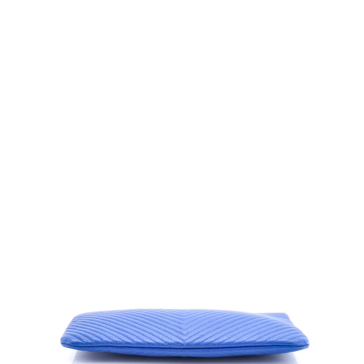 O Case Clutch Chevron Caviar Medium - Deep Luxury