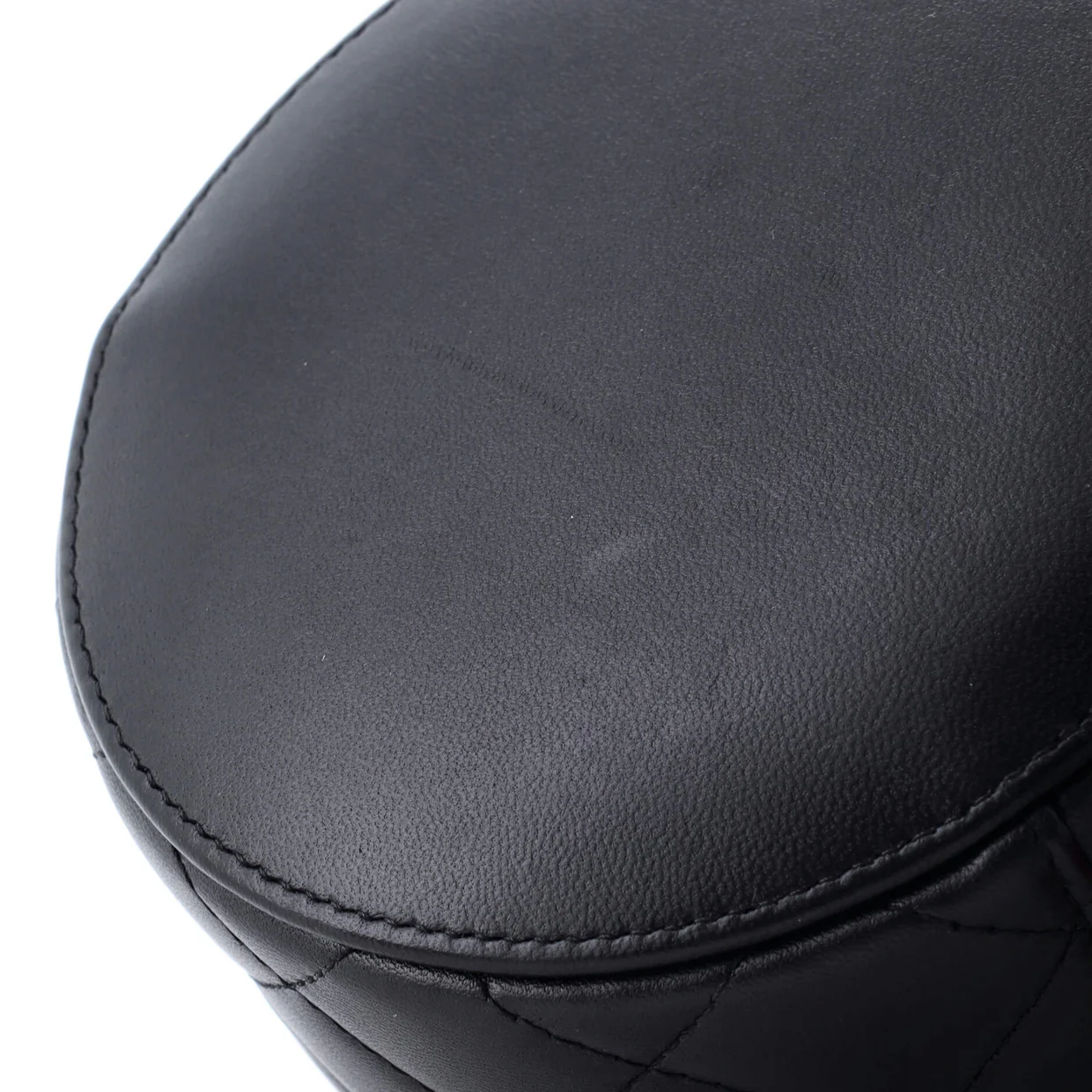 Lucky Charms Round Clutch With Chain Embellished Lambskin - Deep Luxury