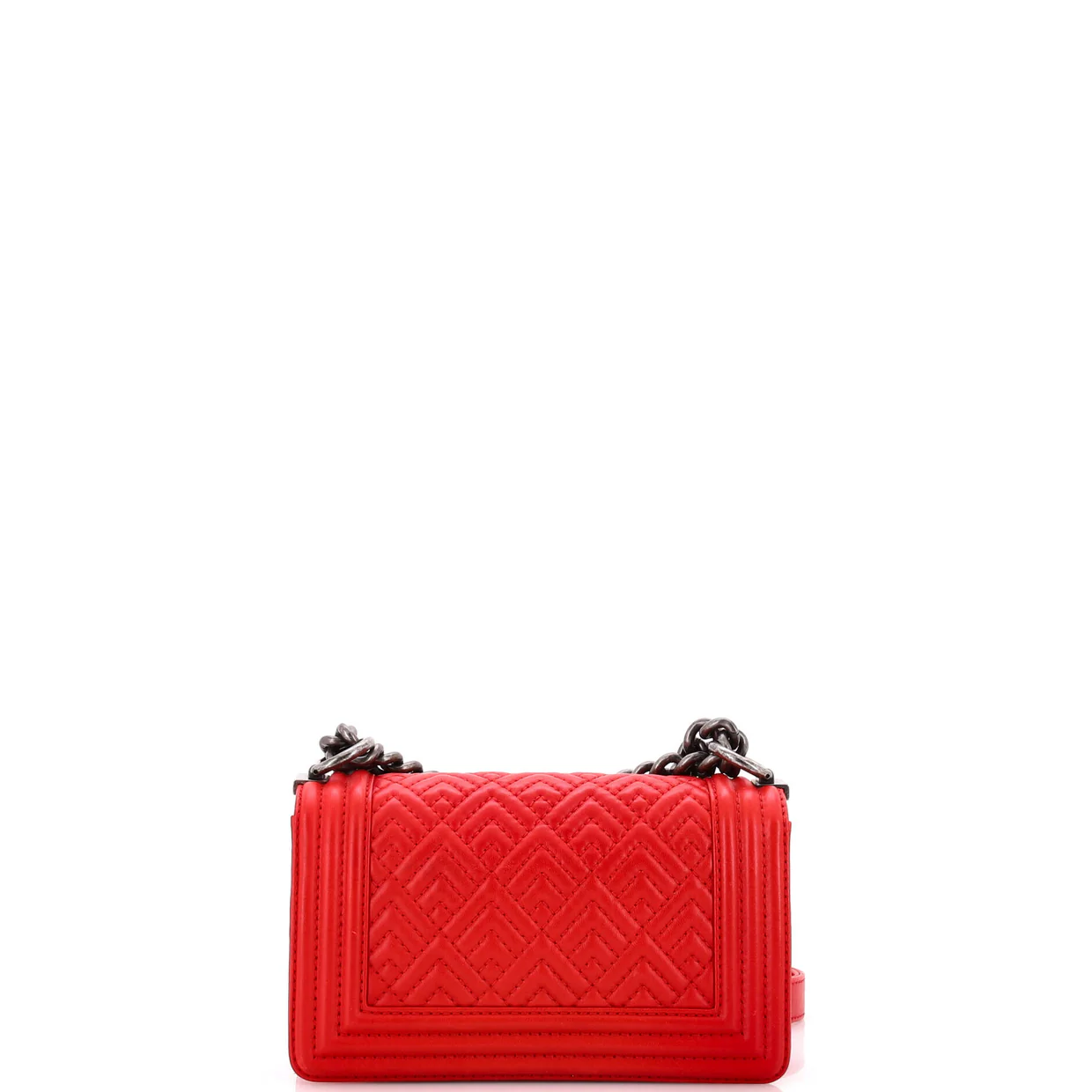 Boy Flap Bag Mixed Quilted Leather Small - Deep Luxury