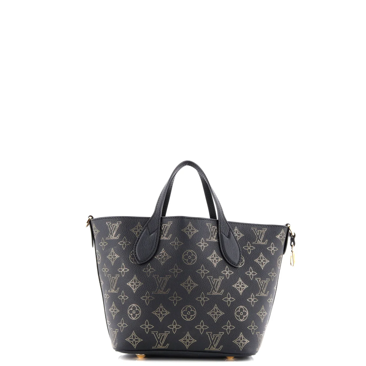 Blossom Tote Constellation Studded Mahina Leather PM - Deep Luxury