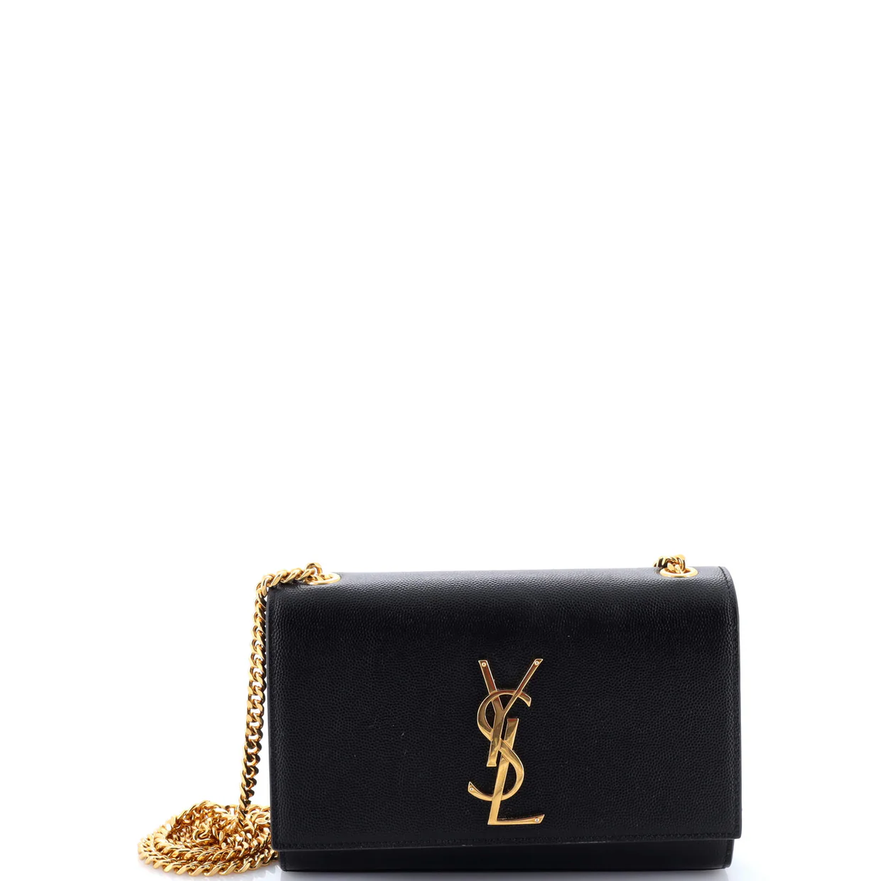 Classic Monogram Crossbody Bag Grainy Leather Small - Deep Luxury