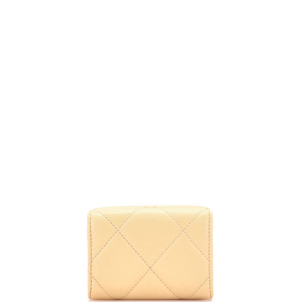 19 Trifold Flap Wallet Quilted Lambskin Small - Deep Luxury