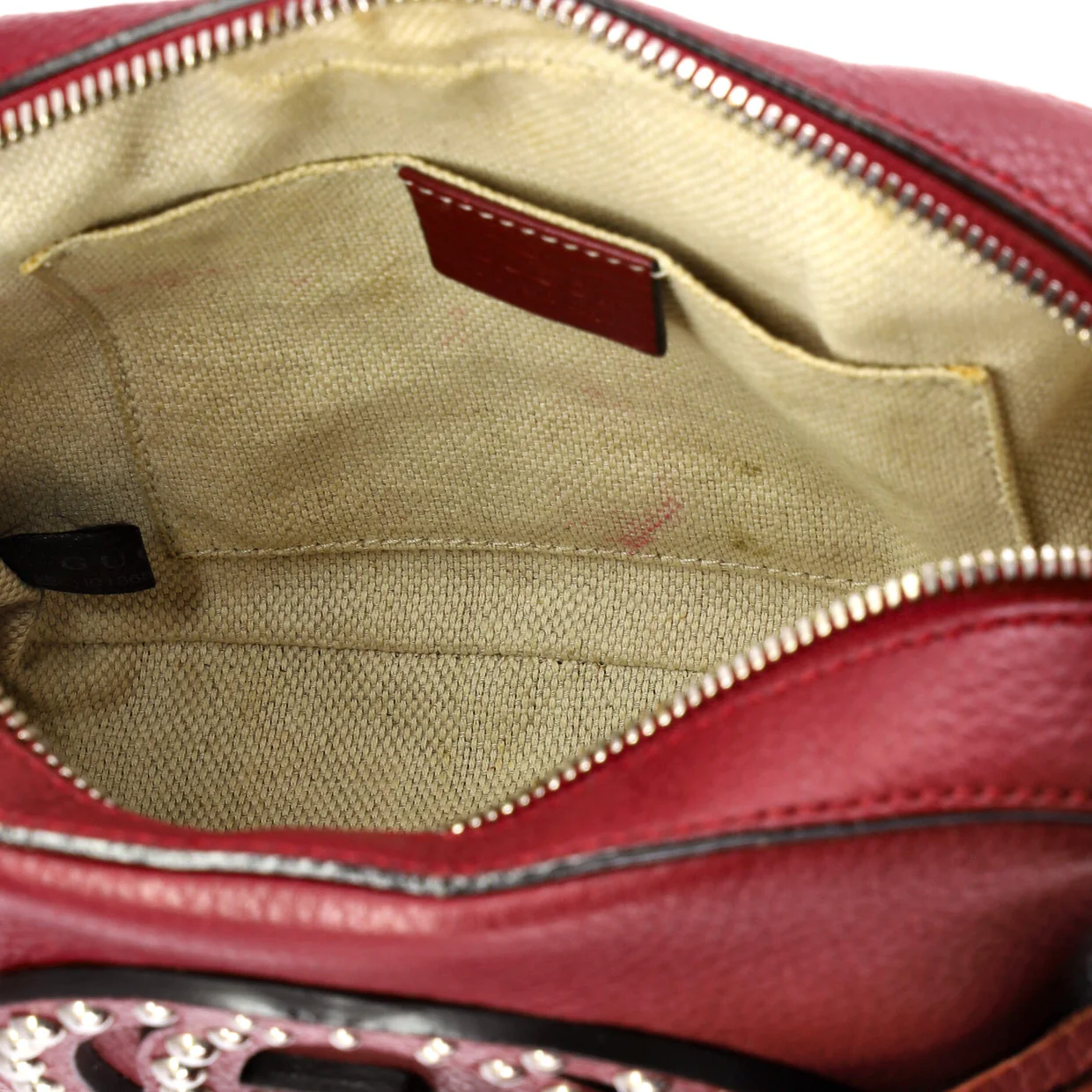 Soho Disco Crossbody Bag Studded Leather Small - Deep Luxury