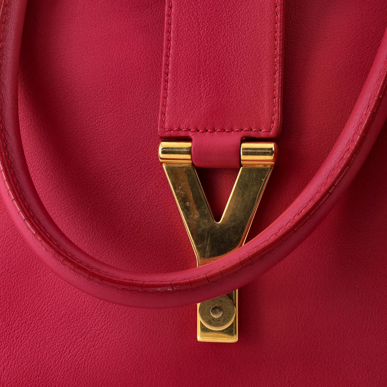 Classic Y Cabas Leather Large - Deep Luxury