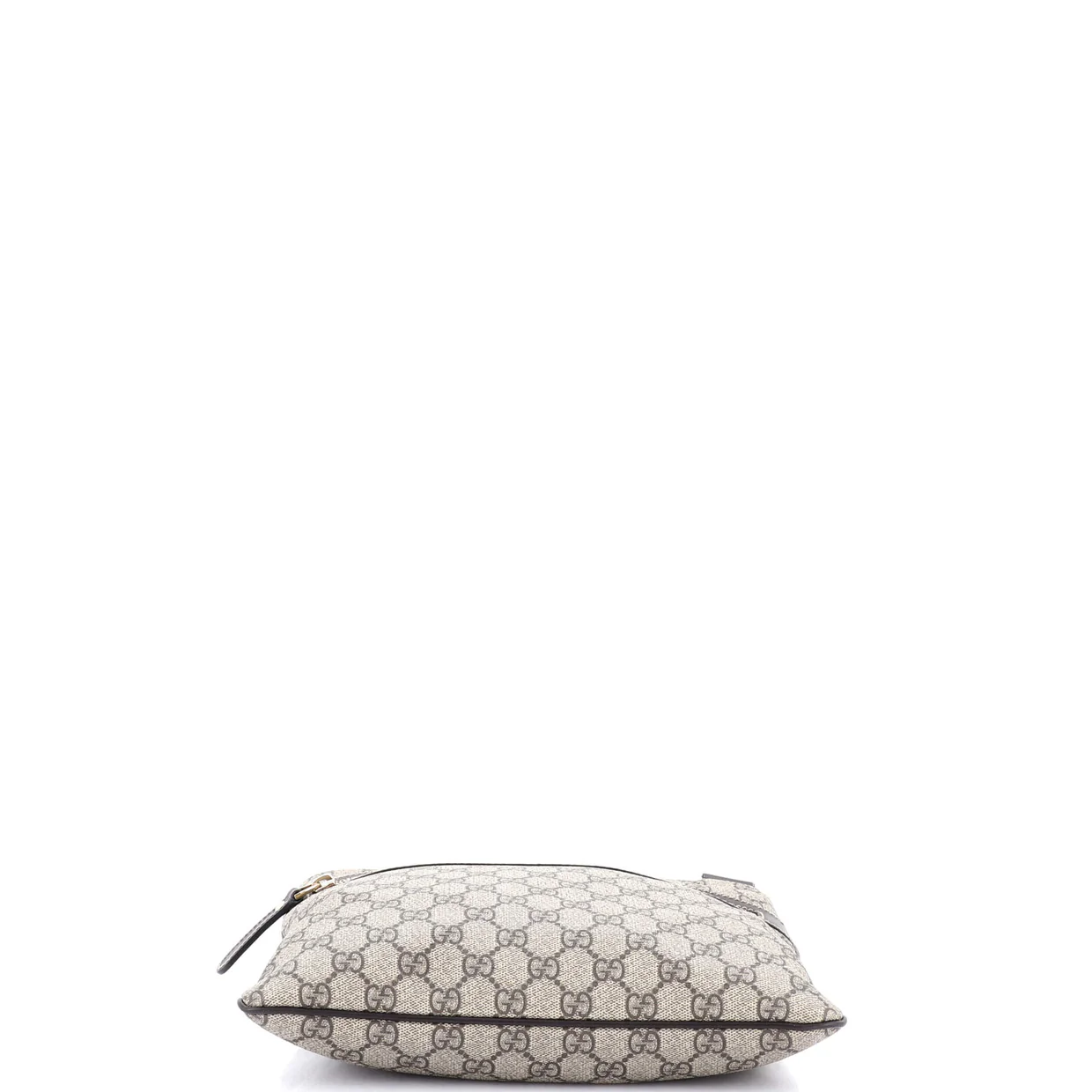 Flat Messenger Bag GG Coated Canvas Medium - Deep Luxury