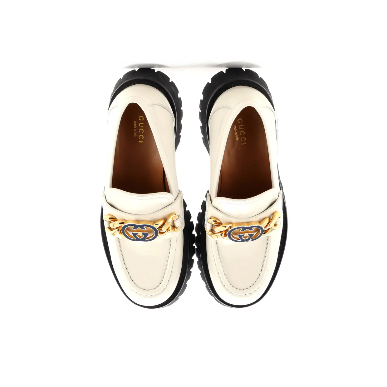 Men's Interlocking G Jeanne Loafers Leather - Deep Luxury