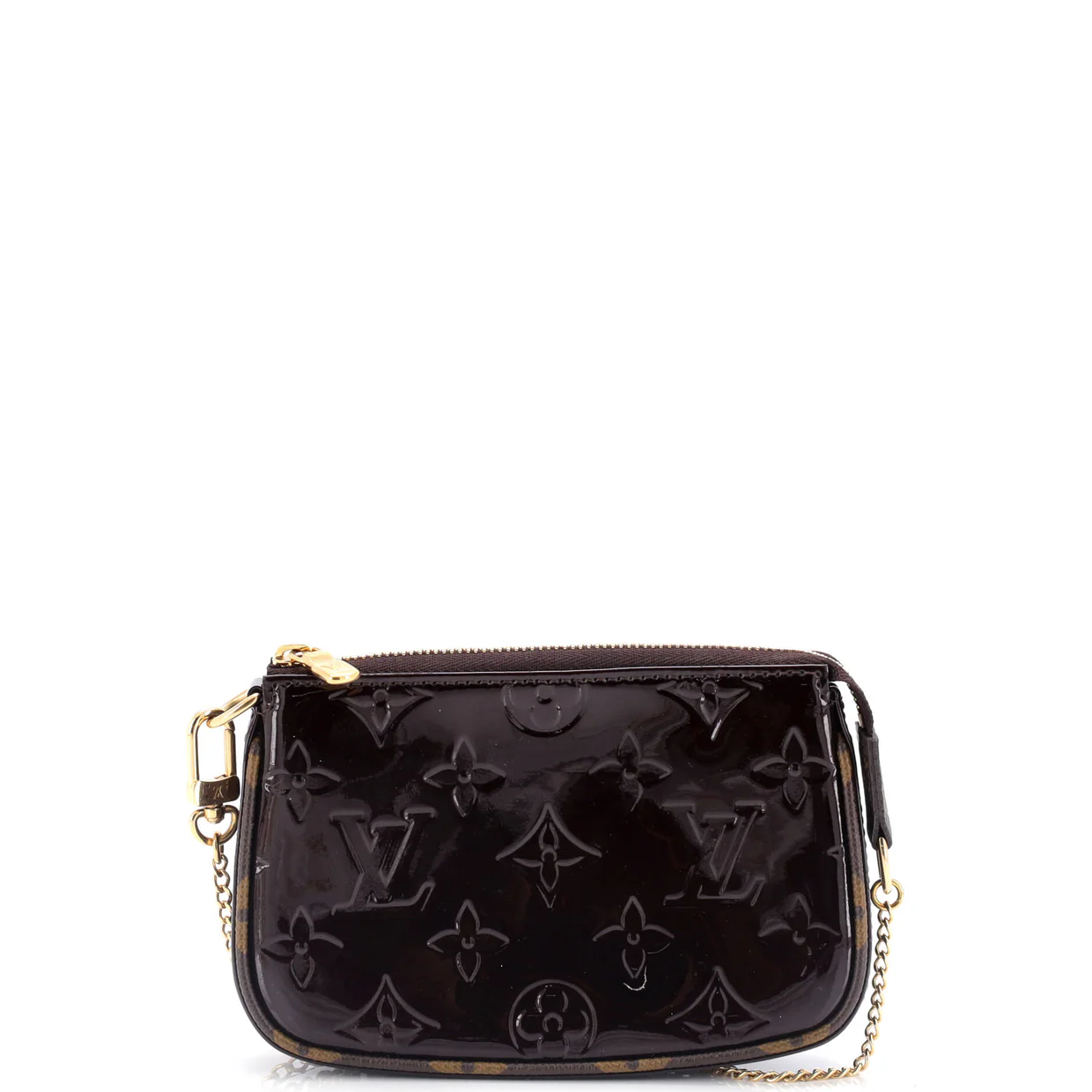 Pochette Accessoires Monogram Vernis with Monogram Canvas Mini - Deep Luxury