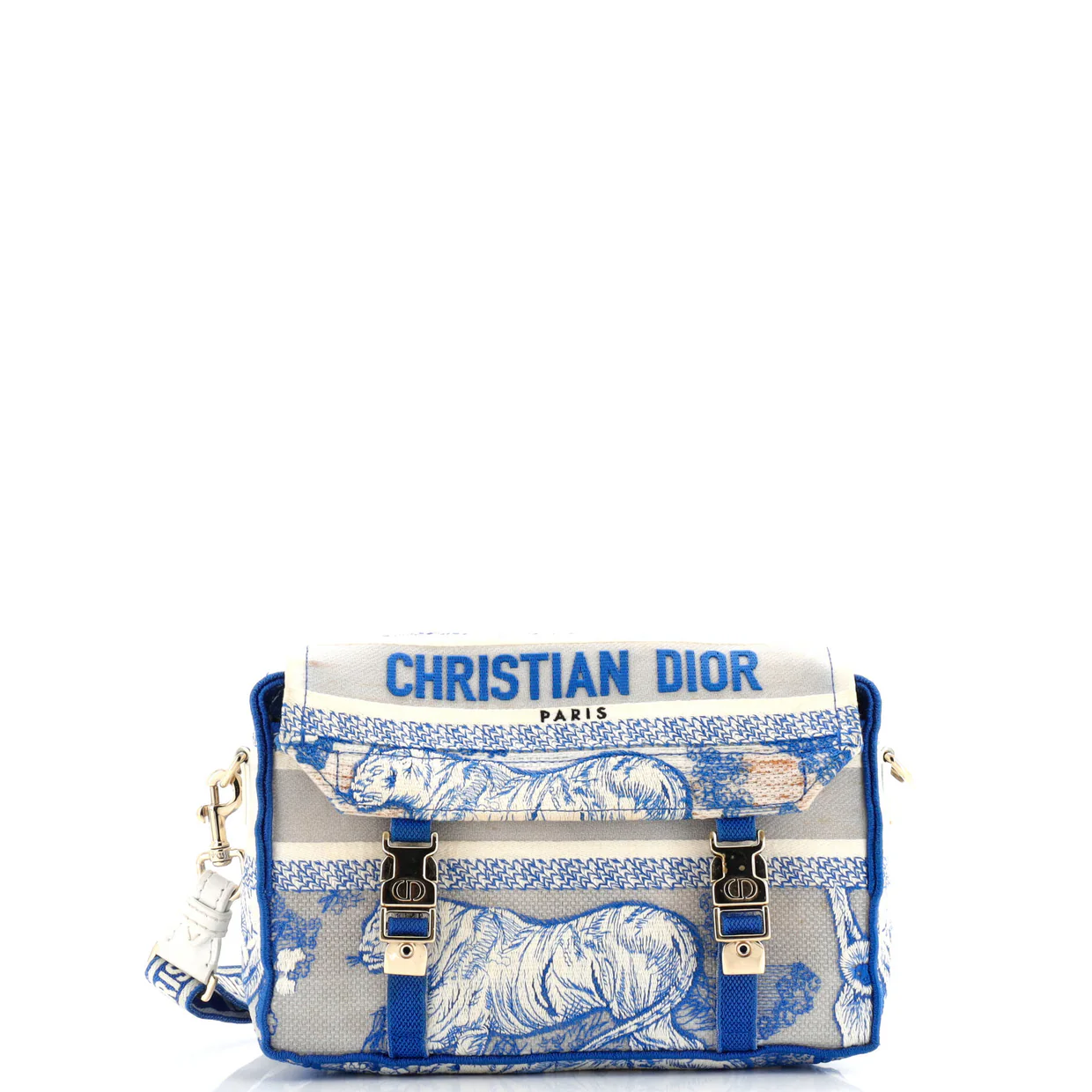 Diorcamp Messenger Bag Embroidered Canvas Small - Deep Luxury