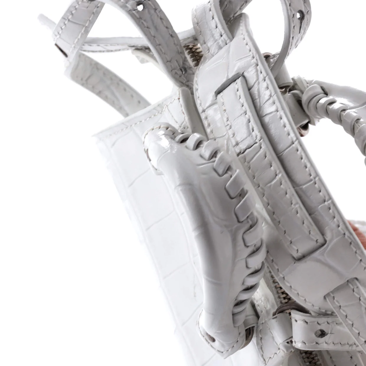 Neo Classic City Bag Crocodile Embossed Leather Super Nano - Deep Luxury